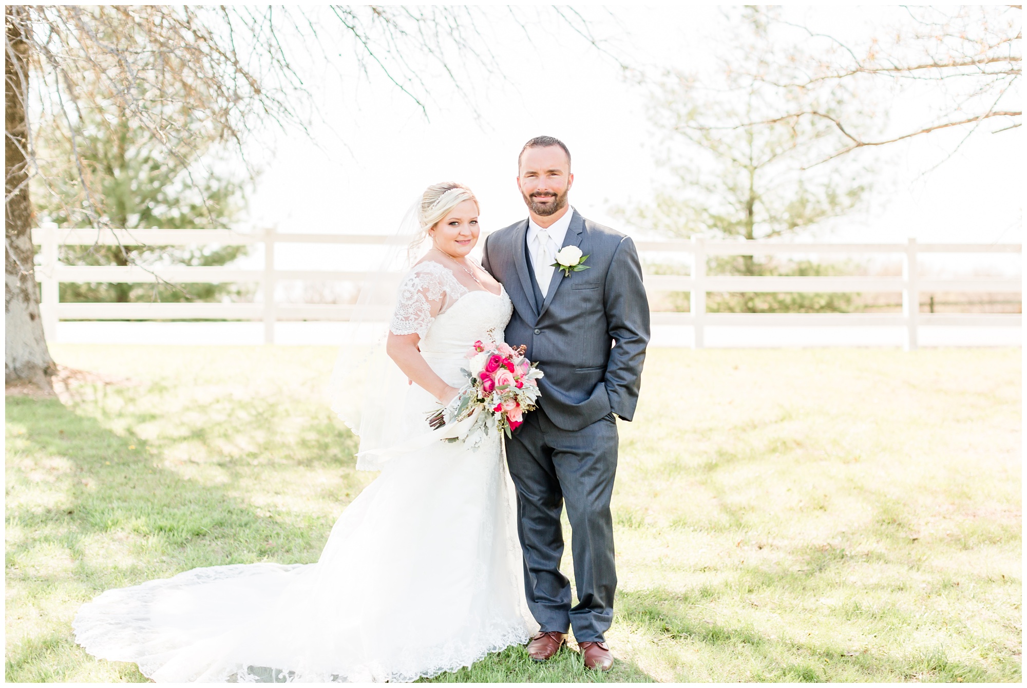 Pink and Blue Country Wedding | St. Louis Wedding Photographer