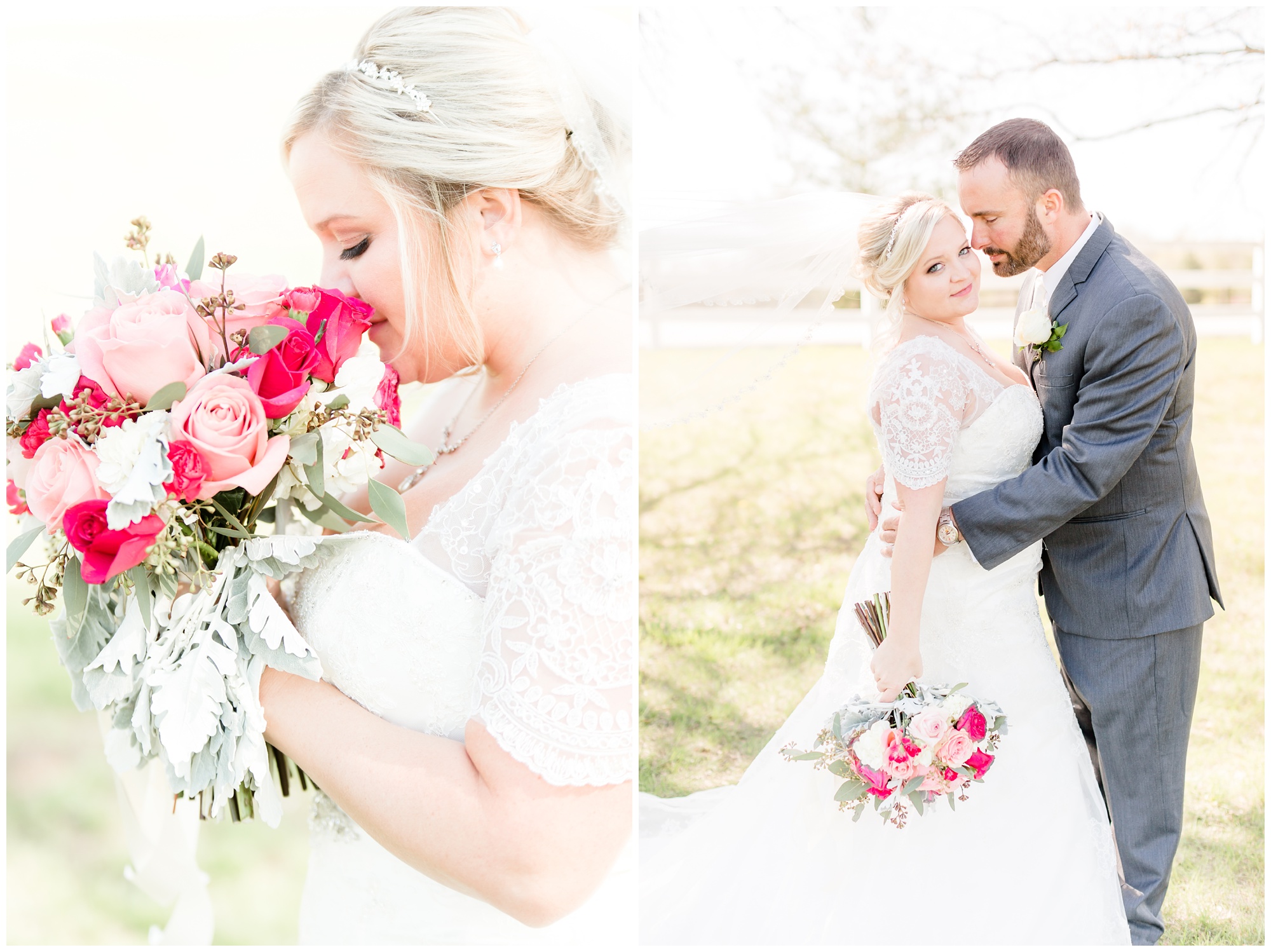 Pink and Blue Country Wedding | St. Louis Wedding Photographer