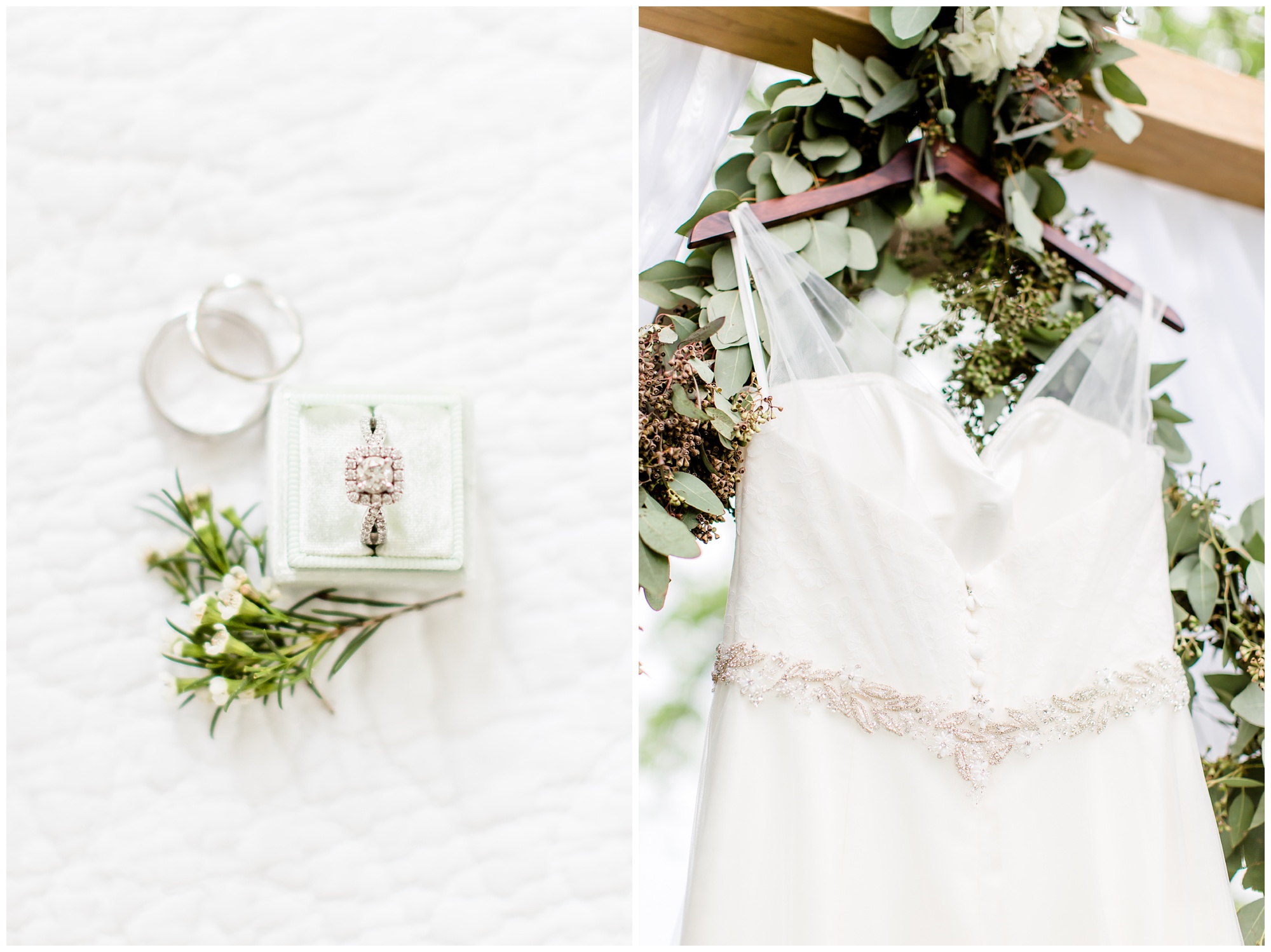 Soft Green and White, Cedar Creek Wedding