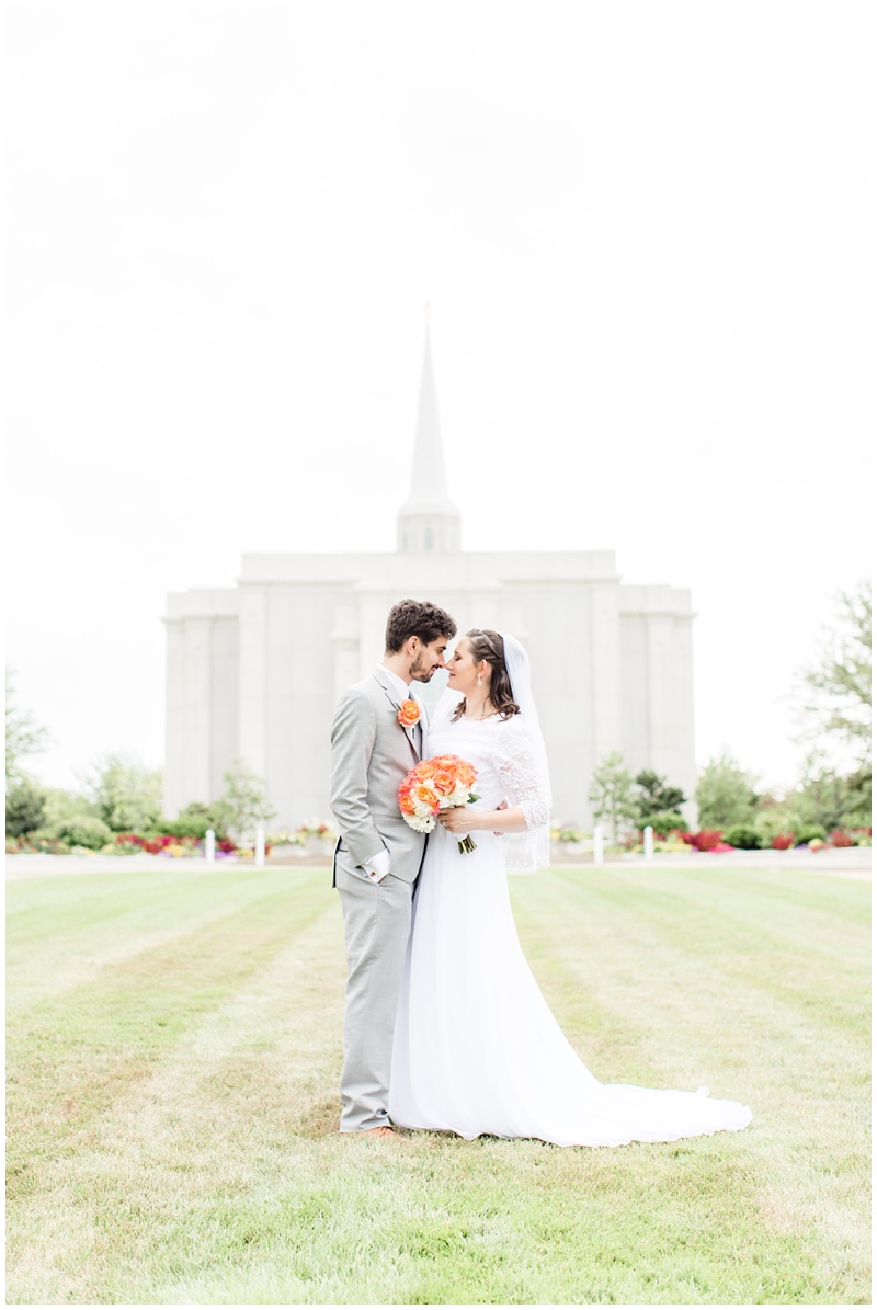 Bright Summer Wedding | LDS Temple, St. Louis