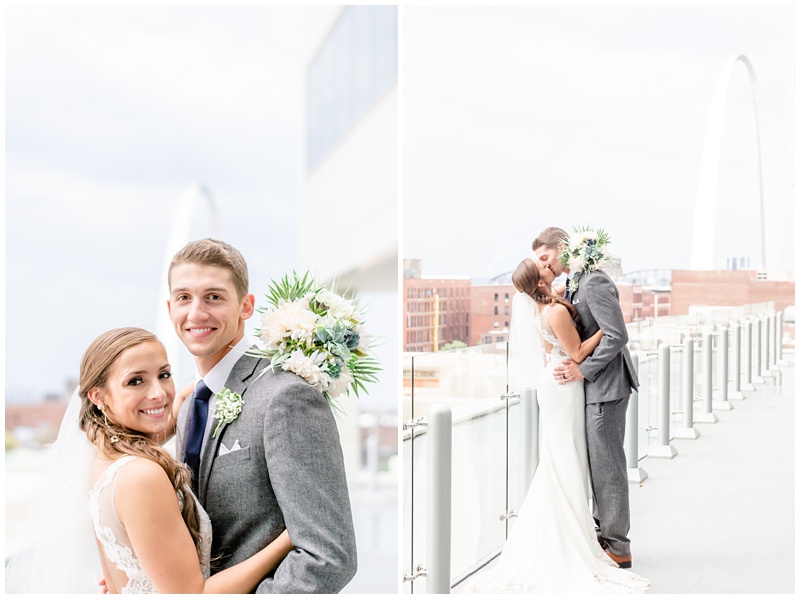 Four Seasons St. Louis Wedding | Alex and Tim Ivory and pastel blue wedding