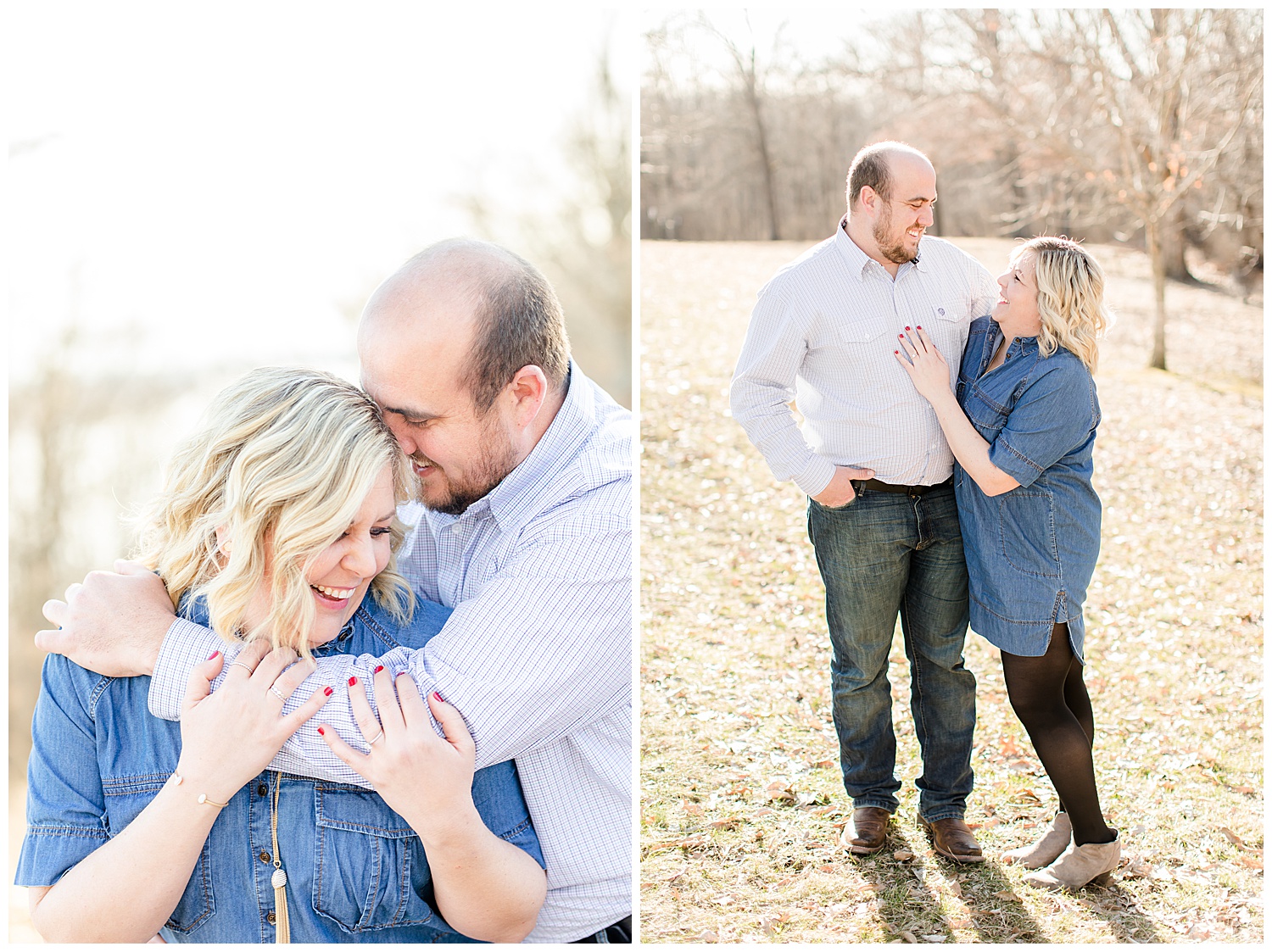 bee tree park engagement