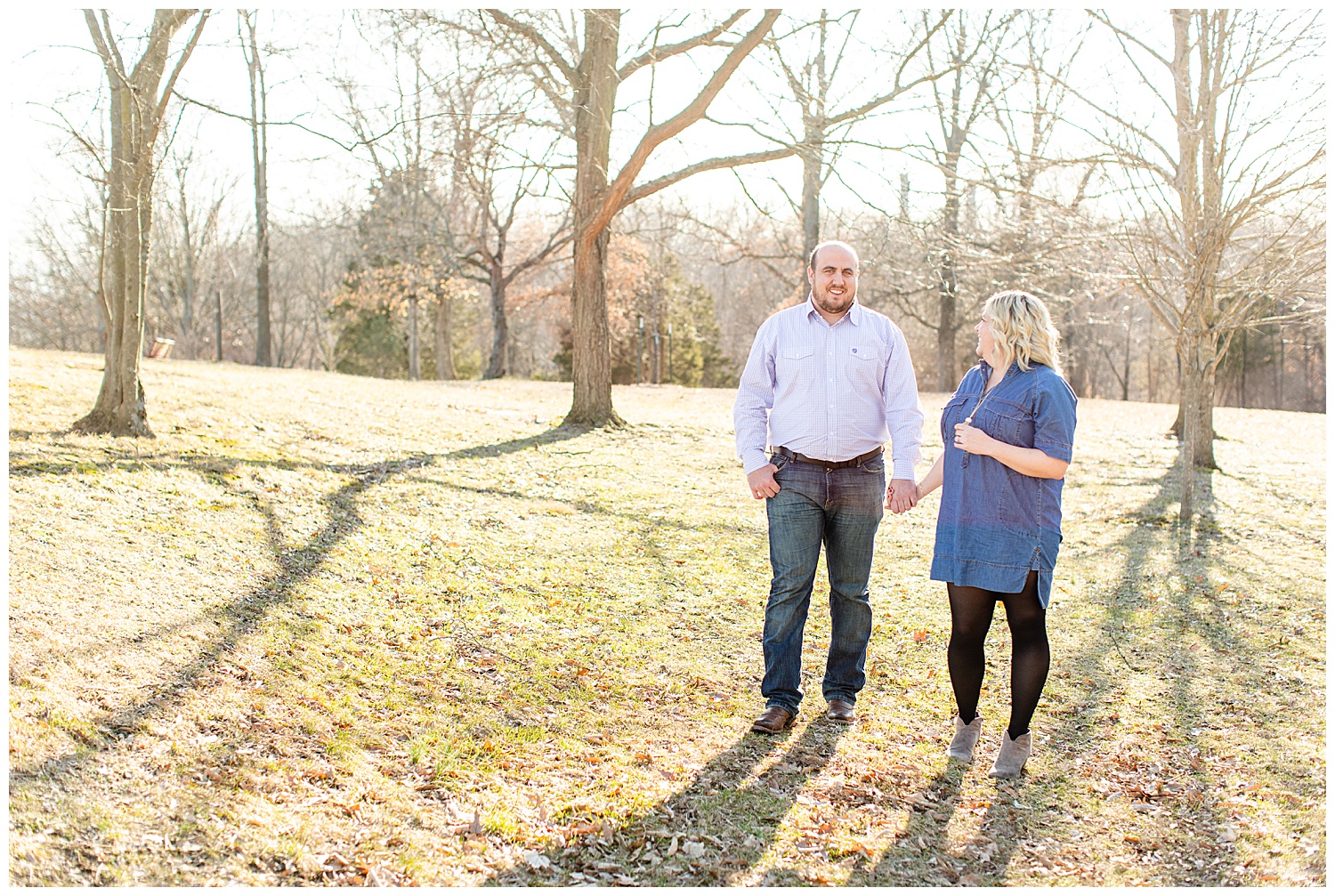 bee tree park engagement