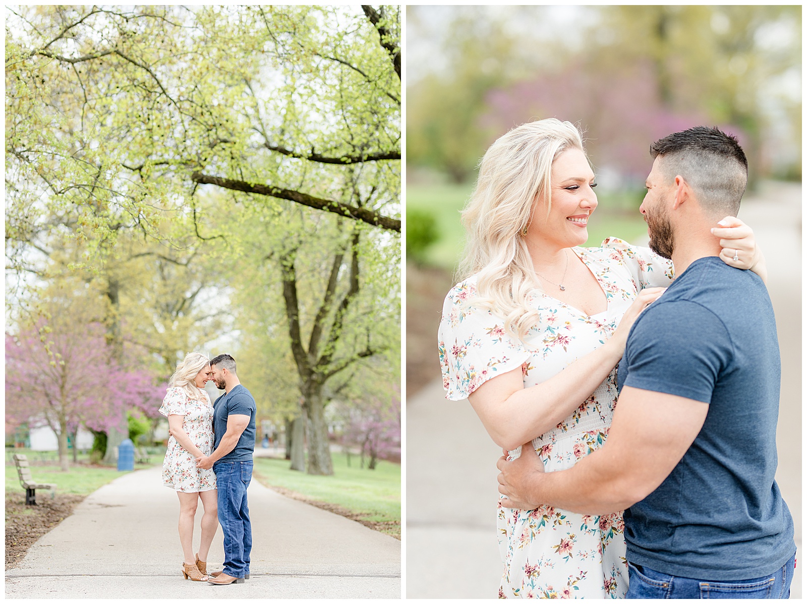 engagement session in Queeny Park