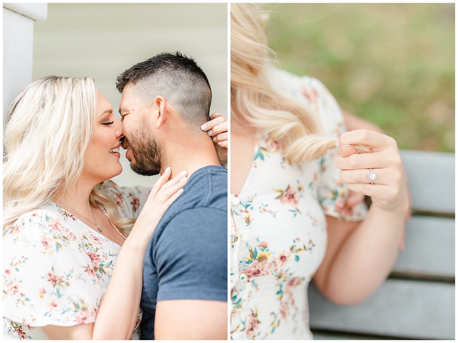 Queeny Park engagement session ring shot