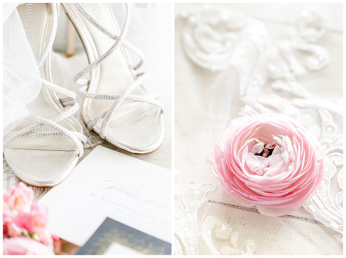 brides shoes and ranaculas