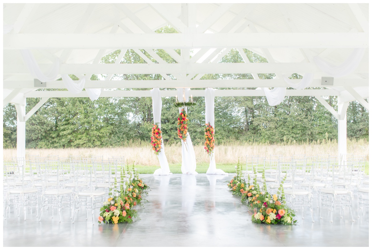 outdoor ceremony at Emerson Fields