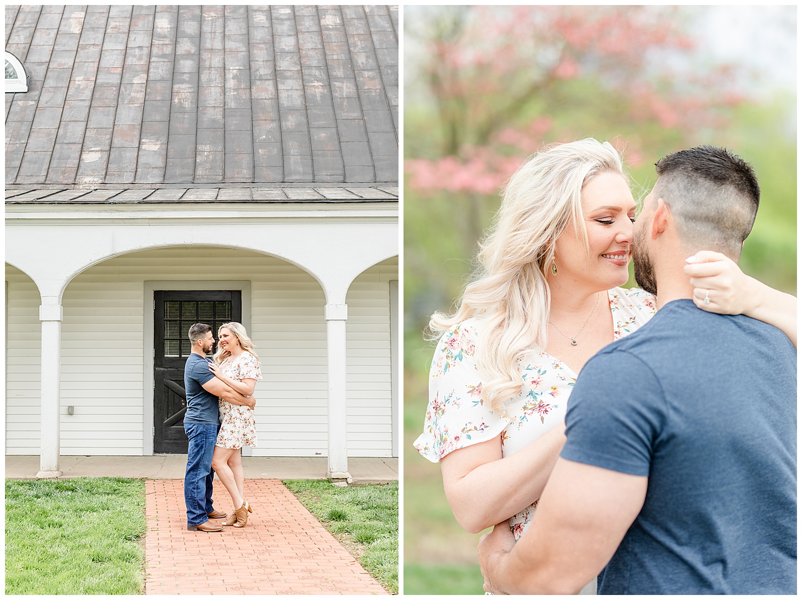 Queeny Park engagement session stables