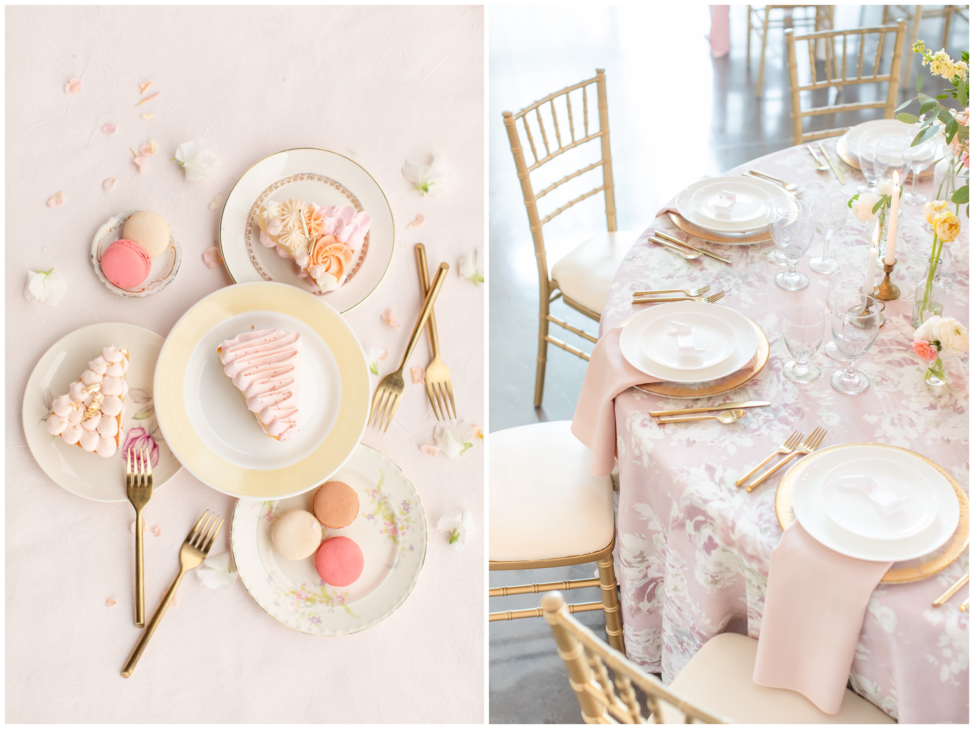 Cakehouse Designs wedding cake and BBJ Linens
