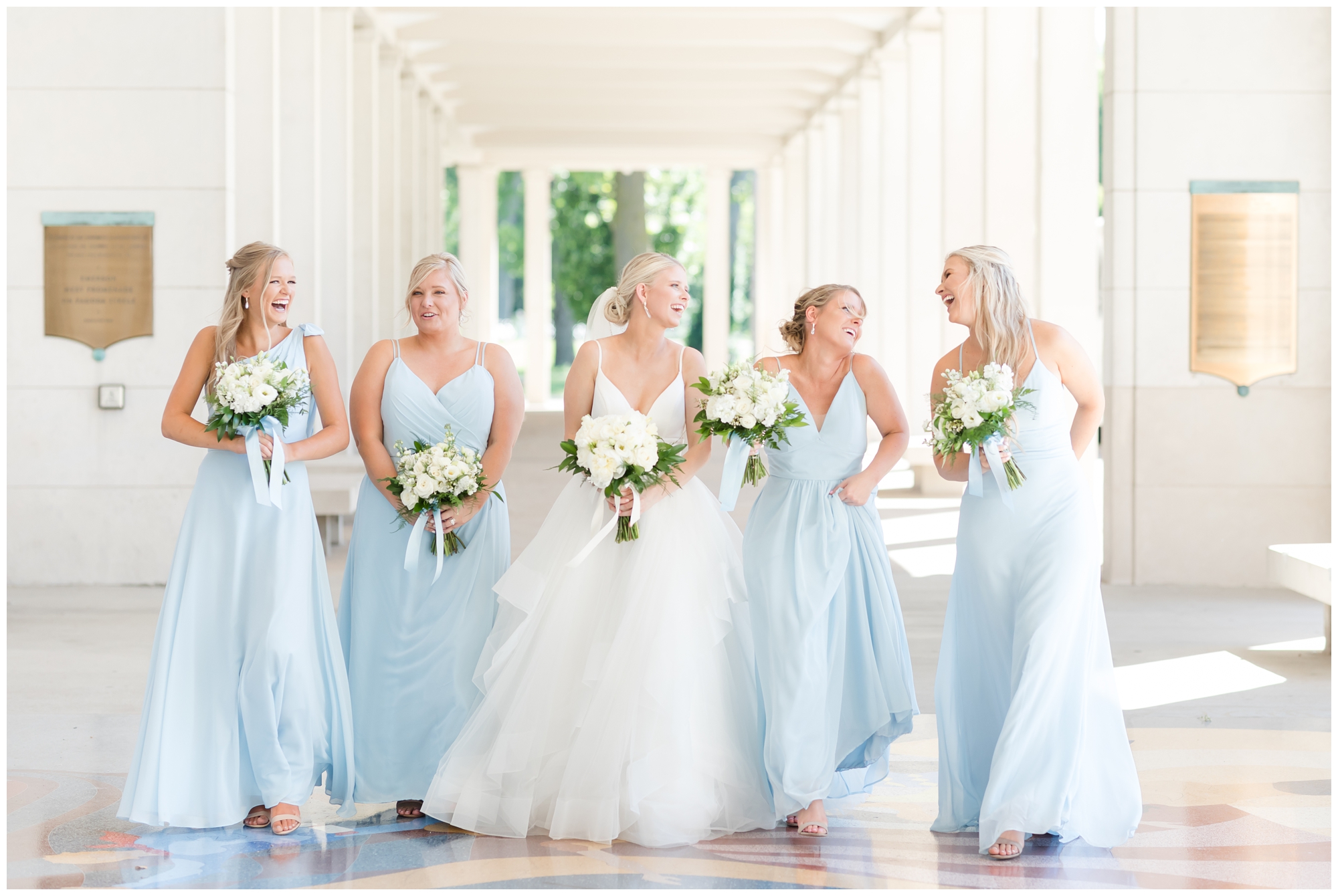 bridesmaids at the Muny st Louis Missouri