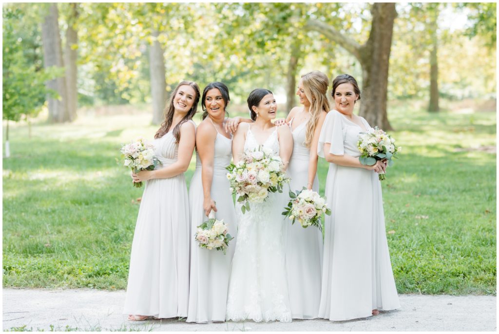 The bridal party is pictured. 