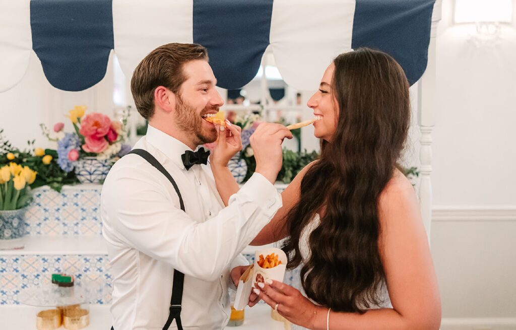 french fries, wedding snack, late-night wedding bites