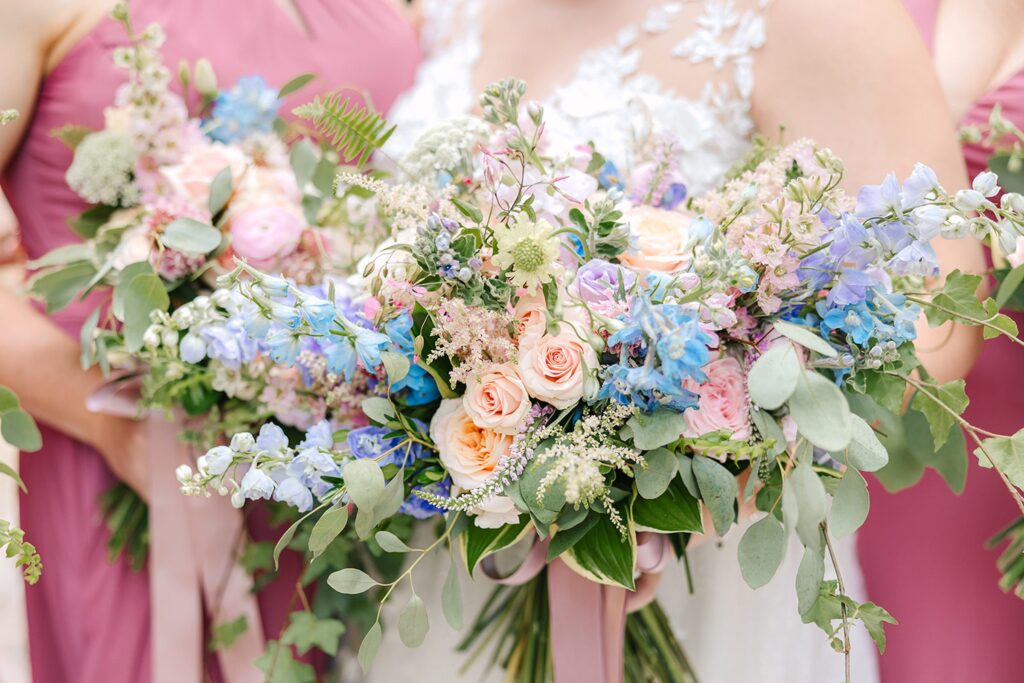 romantic, Bridgerton florals, pastel bouquet, 