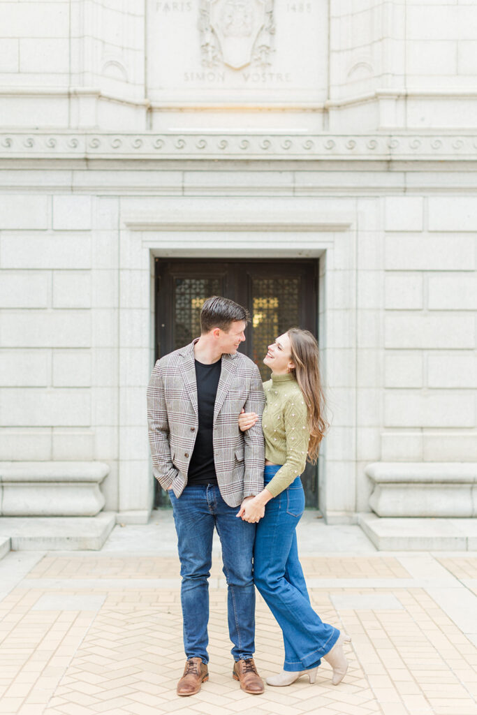 The St. Louis Library Engagement Photos, Engaged Couples in St. Louis, Emily Broadbent Photography